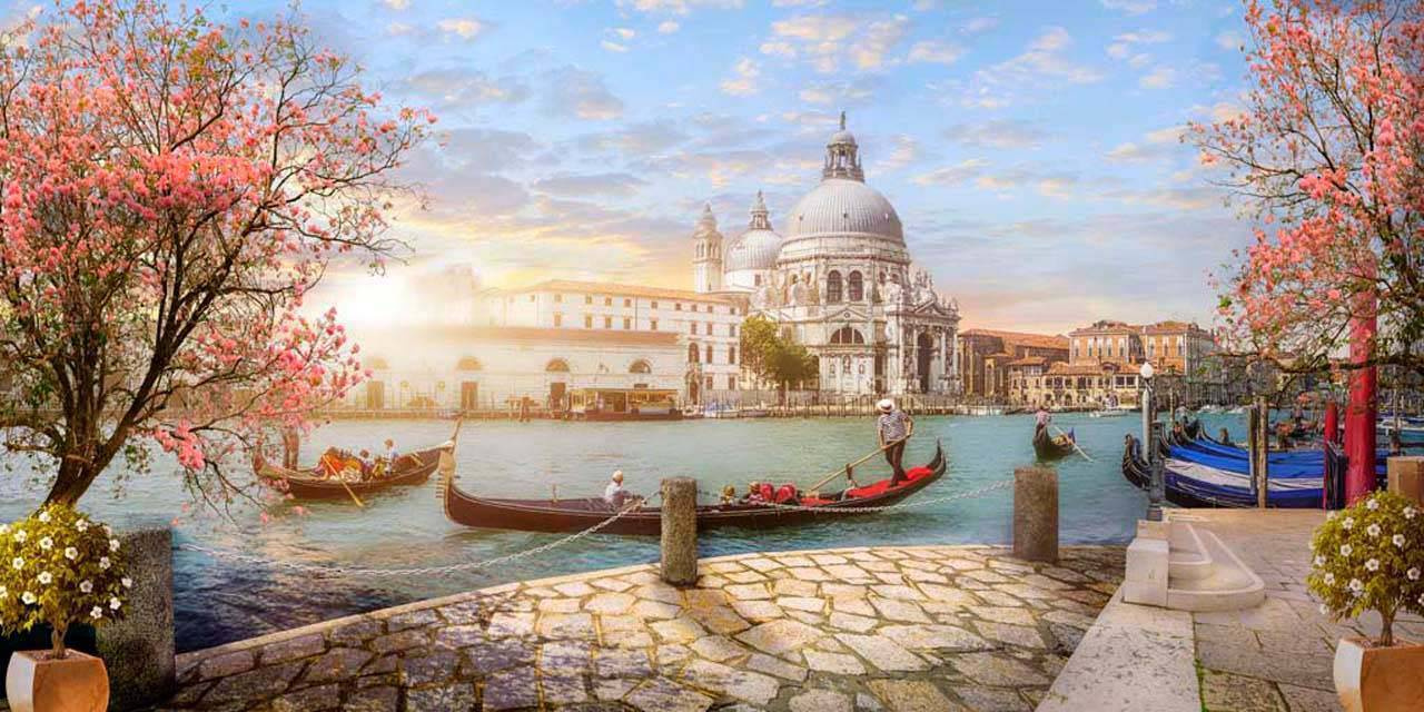Фотообои Закат в Венеции
